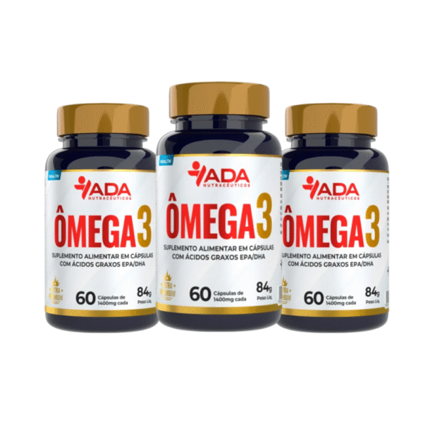 Kit 3x Ômega 3 1400mg / 60 Caps