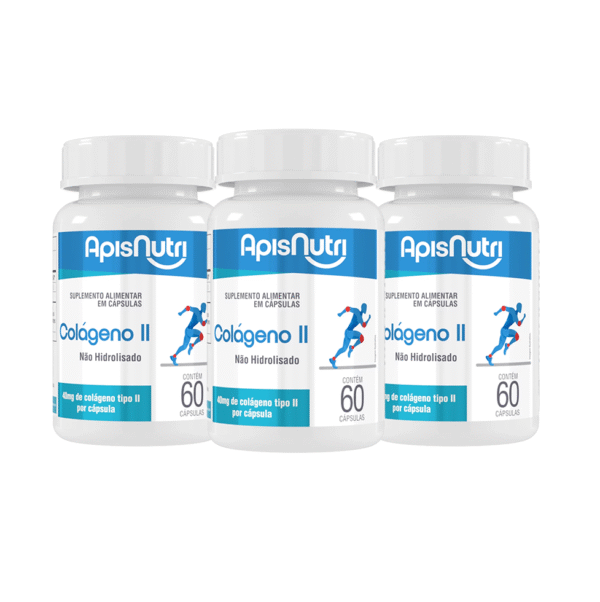 Kit 3x Colágeno Tipo II 300mg